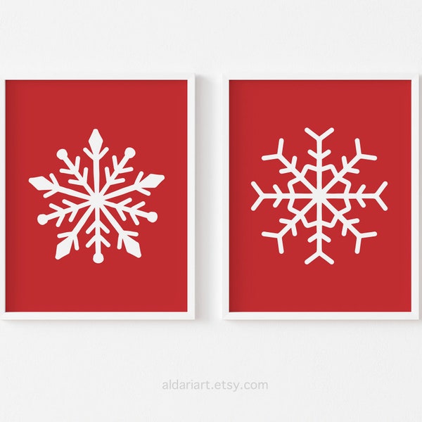 Snowflake Wall Art Etsy