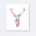 Danielle O'Neill reviewed Deer Print Deer Wall Art Watercolor Floral Deer Antlers Art Print Modern Deer Wall Art Deer Nursery Wall Art - Aldari Art