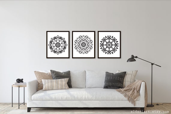 Etsy mandala wall art hotsell
