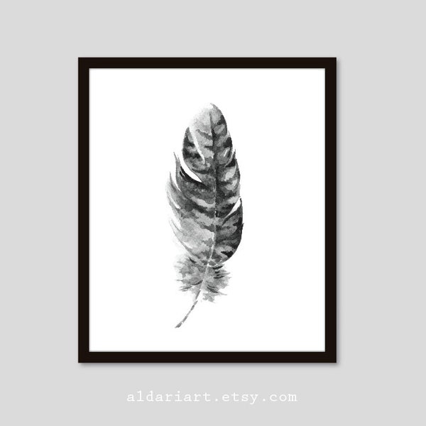Feather Wall Art Etsy