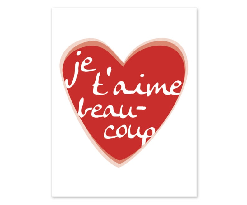 Je T Aime Beaucoup En Arabe Je t'aime beaucoup Nursery Art Print Yellow Heart I | Etsy
