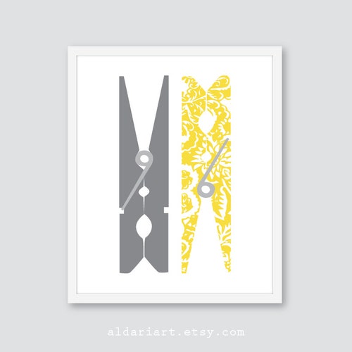 Clothespins Art Print Laundry Room Print Laundry Room Wall Etsy Canada