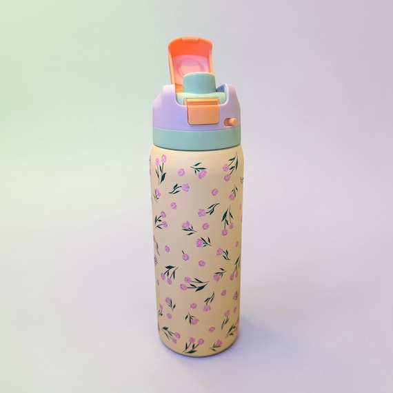 32oz Double Wall Stainless Steel Water Bottle – Locking Lid – Gift Set Add-On