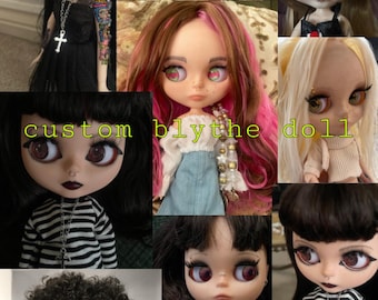 カスタム ブライス ドール 怖い黒い目 | ホラー ドール | - Etsy 日本
