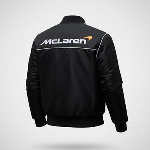 McLaren F1 Racing Jacket | McLaren Bomber Jacket | Formula 1 Team Coat | Vintage Racer Motorsport Jacket image 10