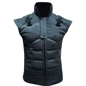 Handcrafted Solid Snake Leather Cosplay Vest - Metal Gear 1, Tactical Military Style Leather Outfit,