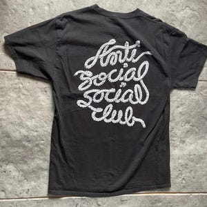 Anti Social Social Club Lasso Mind Games Camiseta Negra Talla L imagen 1