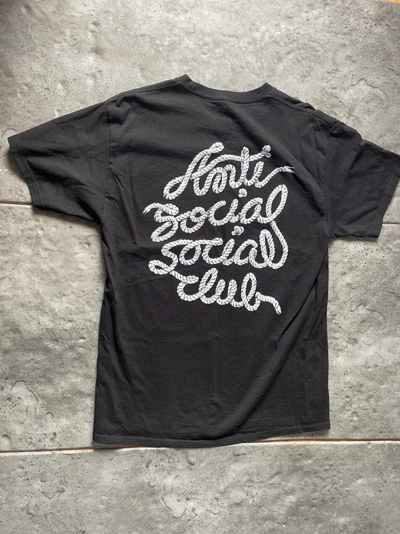 Anti Social Social Club Lasso Mind Games Camiseta Negra Talla L imagen 1