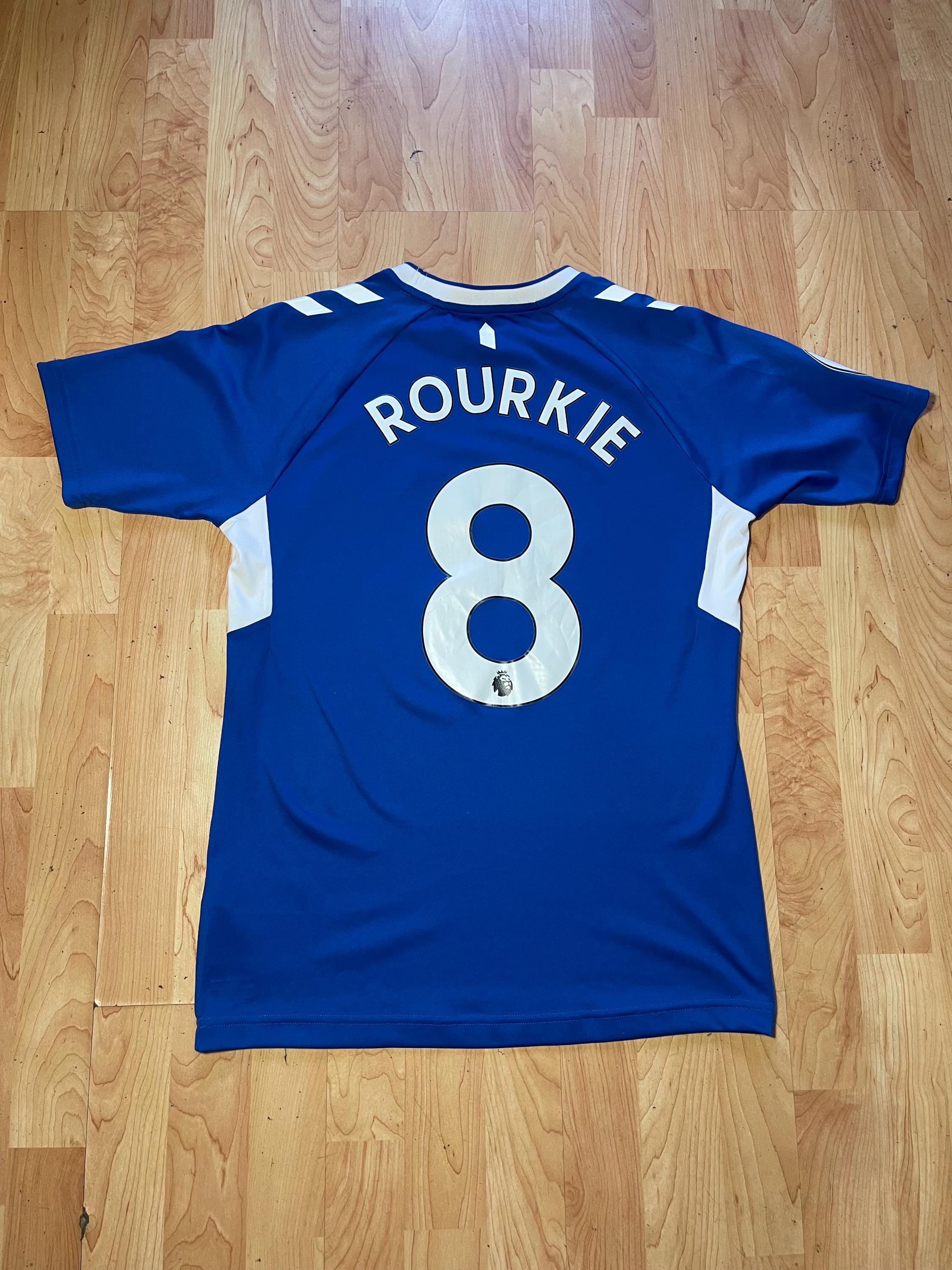 Rare Everton FC Home Jersey | Rourkie #8 | Hummel Eco8 Premier