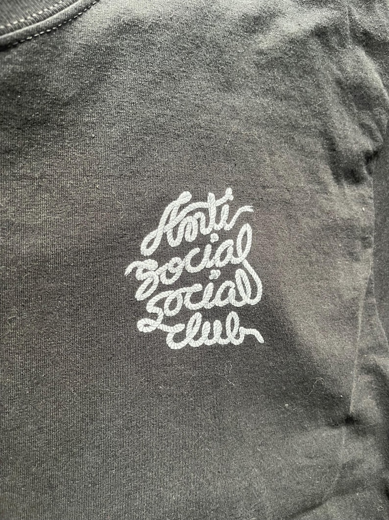 Anti Social Social Club Lasso Mind Games Camiseta Negra Talla L imagen 4