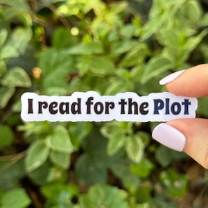 I Print for the Plot Aufkleber, Leseaufkleber, Romanze Aufkleber, Buchaufkleber, Kindle Aufkleber, Laptop Aufkleber, Bücherwurm Aufkleber, Bücherwurm Aufkleber