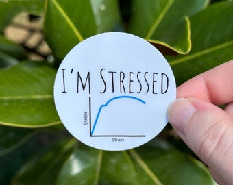 I'm Stressed Engineer Sticker - Funny Engineering Sticker & Gift for Engineers