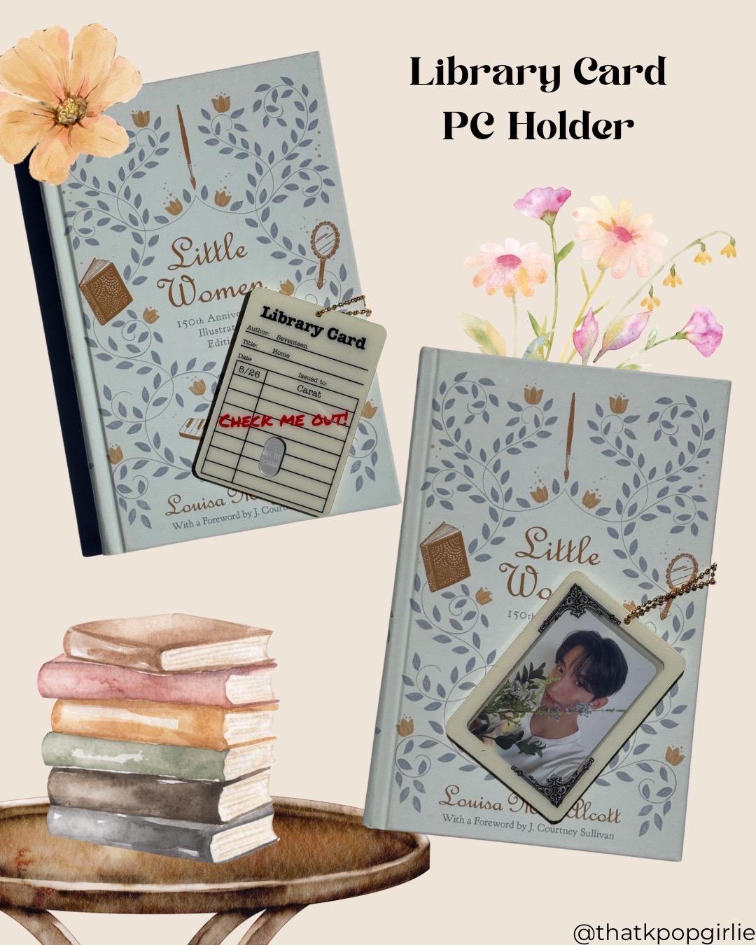 Library Card PC Holder