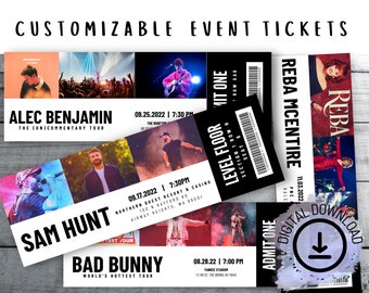 Entrada personalizable para evento: regalo sorpresa (entradas digitales)