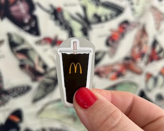 Diet Coke Sticker: Waterproof Soda Decal for Water Bottle
