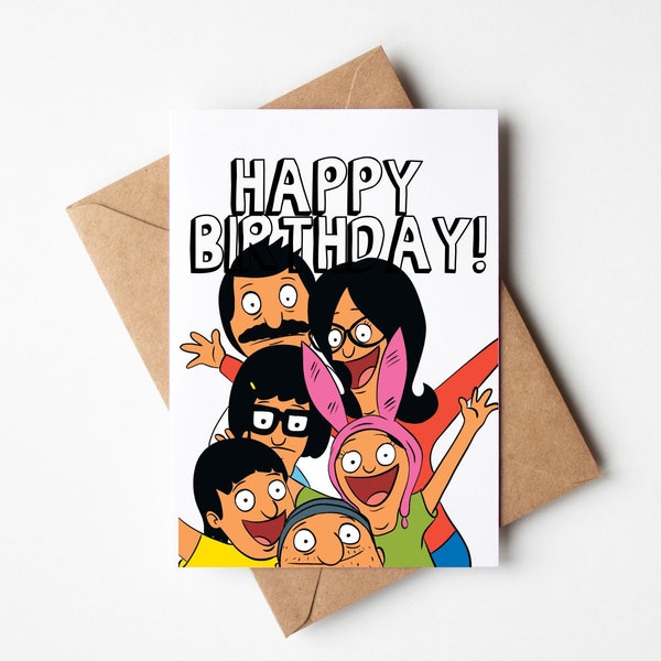 Happy Birthday to Belcher Cards - Etsy
