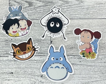 Totoro Aufkleber: Studio Ghibli Wasserflasche Laptop Aufkleber