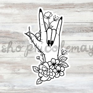 I love you ASL Sticker | Water Bottle Stickers | Best friend Gifts | Laptop Sticker | Sign Language Sticker | I love you hand