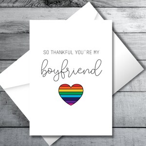 Queer wenskaart - schattige LGBTQ-kaart voor partner - Rainbow Heart, Gay, niet-binair, lesbisch | Trots geschenken | Gay Pride