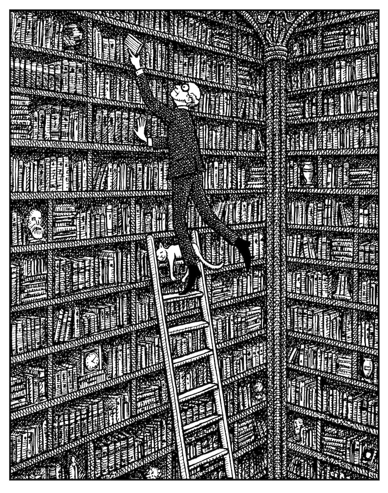 Art Print Library and Books