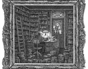 The Study, Art Print
