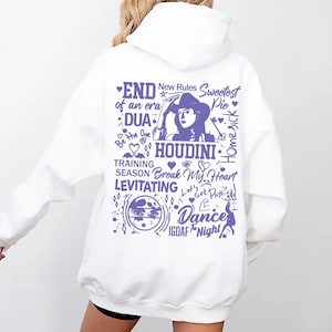 Dua Lipa Houdini パーカー L Dua Lipa HOUDINI パーカー 青 フーディ デュア リパ - メルカリ