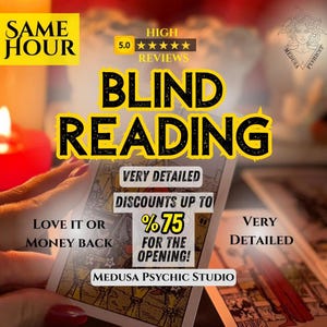 Lectura a ciegas EN LA MISMA HORA, Lectura sin preguntas, Lectura psíquica muy detallada, Lectura de tarot del amor, Consejos espirituales generales, El mismo día