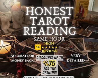 HONEST Reading SAME HOUR, Honest Psychic Reading, Honest Tarot Reading, No Sugar Coating, Accurate Psychic, Future Insights