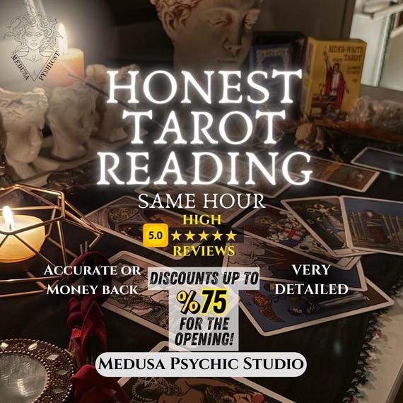 HONEST Reading SAME HOUR, Honest Psychic Reading, Honest Tarot Reading, No Sugar Coating, Accurate Psychic, Future Insights