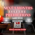 3 Months Love Predictions,Love Psychic Reading,Future PredictionsHonest Reading, Same Day Psychic Reading, Same Hour Love Tarot Reading