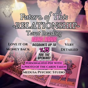 The Future Of This Relationship, Same Hour, Relationship Reading, Future Reading, Future Love Tarot Reading, Very Detailed Same Hour