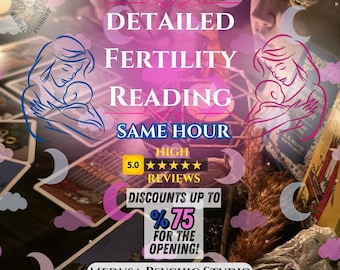 Same Hour Fertility Reading, Pregnancy Reading, Conception Reading,  Psychic Reading, Gender Reveal, When Will I Conceive?