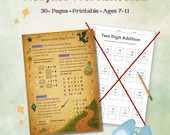 Gamified Homeschool Curriculum: Printable Adventure Quest Worksheets (PDF)