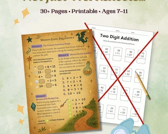 Gamified Homeschool Curriculum: Printable Adventure Quest (PDF)
