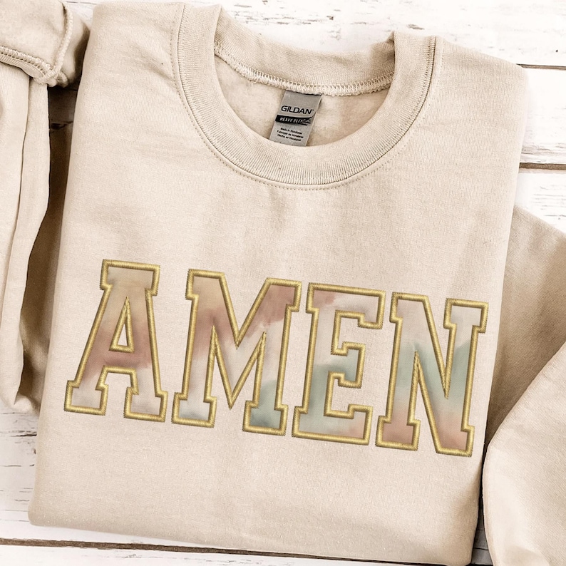 Amen Trendy PNG, Christian Soft Muted PNG, Varsity Faith Sublimation ...