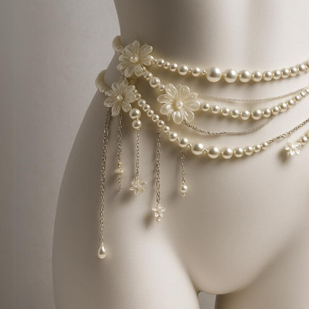 Pearl Statement Belt - Etsy
