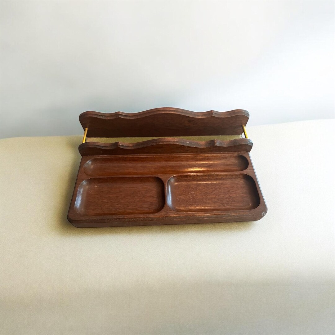 Solid Wood Vintage Men’s Dresser Valet or Catchall - Etsy