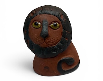 Thyssen Keramik Danmark 601 Ceramic Owl Miniature Figurine | 60s