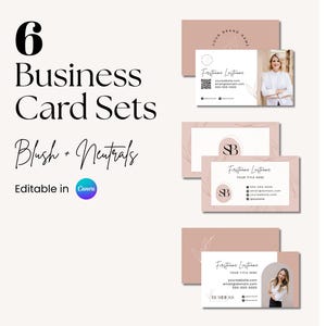 Business Card Template, QR Code, Printable Business Card Template, Digital Business card, Instant Download, Editable Card, Digital Card