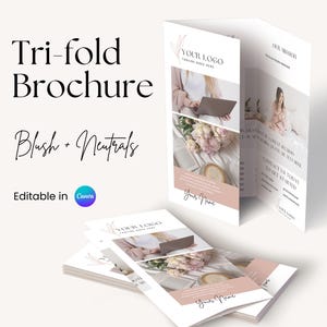 Broszura Trifold Canva Szablon, Projekt Broszury, Broszura Biznesowa, Broszury Firmowe, Szablon Ulotki, Ulotka