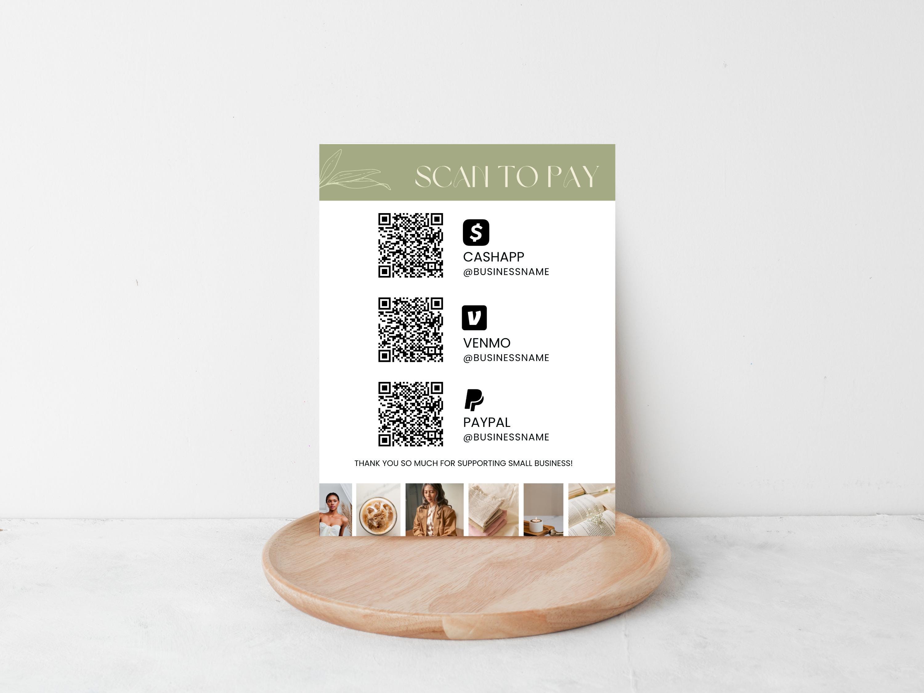 Editable Price List & Scan to Pay Templates: Salon Pricing Guide (canva ...