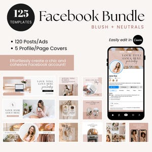 Facebook Canva Templates, Facebook Posts, Facebook Ads, Social Media Templates, Marketing Tools, Digital Product