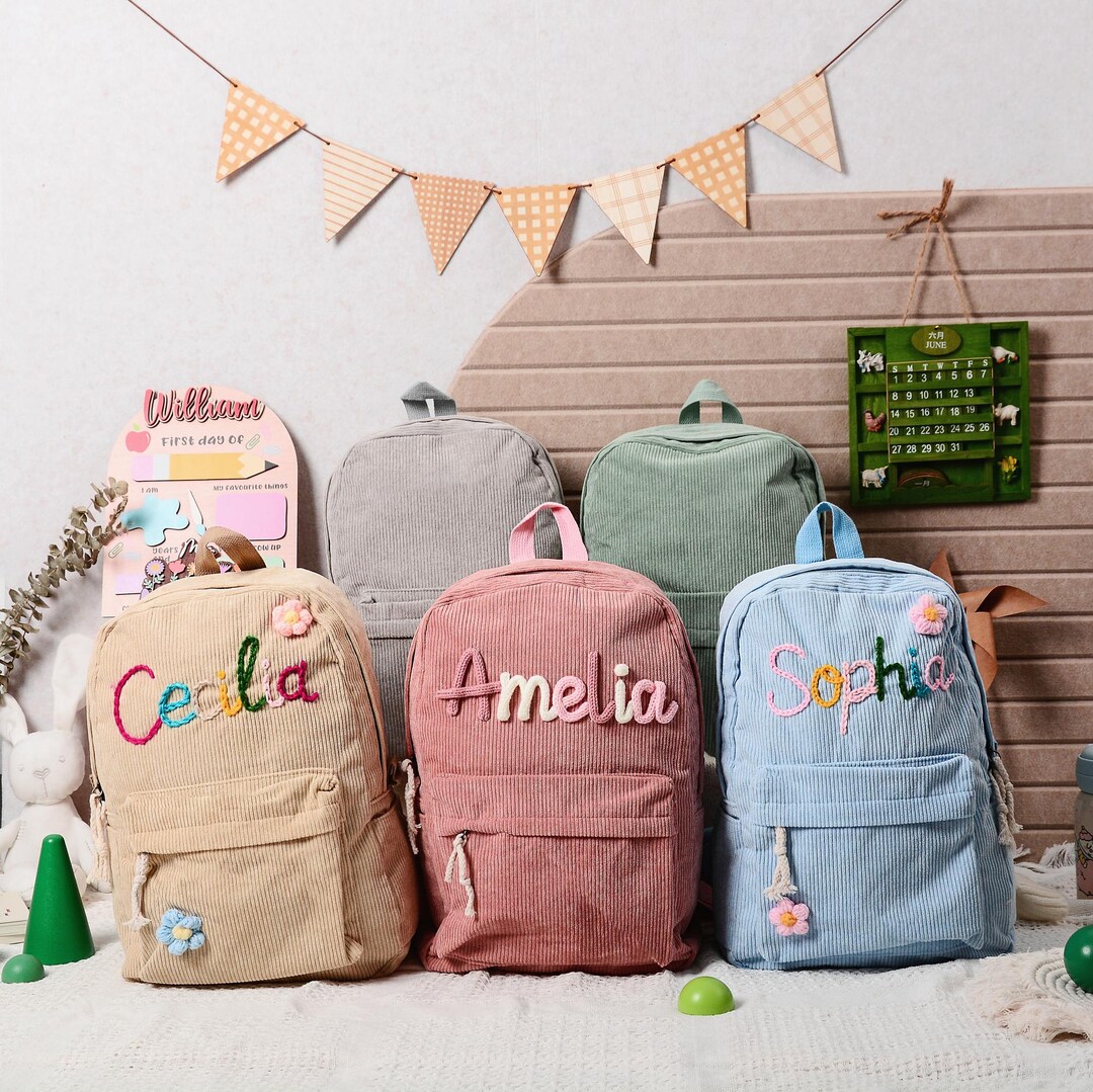 Personalized Kids Backpack, School Bag With Name, Back to School Gift ...