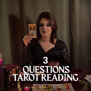 Lecture de tarot à 3 questions le même jour - Lecture psychique, Lecture à 3 questions, Lecture de tarot générale, Conseils de voyante, Lecture d'amour psychique