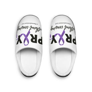 Cozy Women&#39;s Indoor Slippers, Comfy Slippers, House Shoes, Relaxing Footwear, Gift for Her, Self-Care, Lavender Ribbon