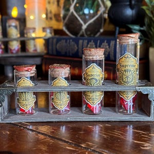 Potion of Healing Dice Set | D&D Healing Potions with Real d4 Dice | DM TTRPG Gamer Gift