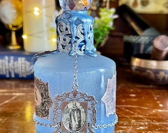 Aqua Tofana Replica Decorative Potion Collectible | Historical Poison | Frosted Aged Display Bottle