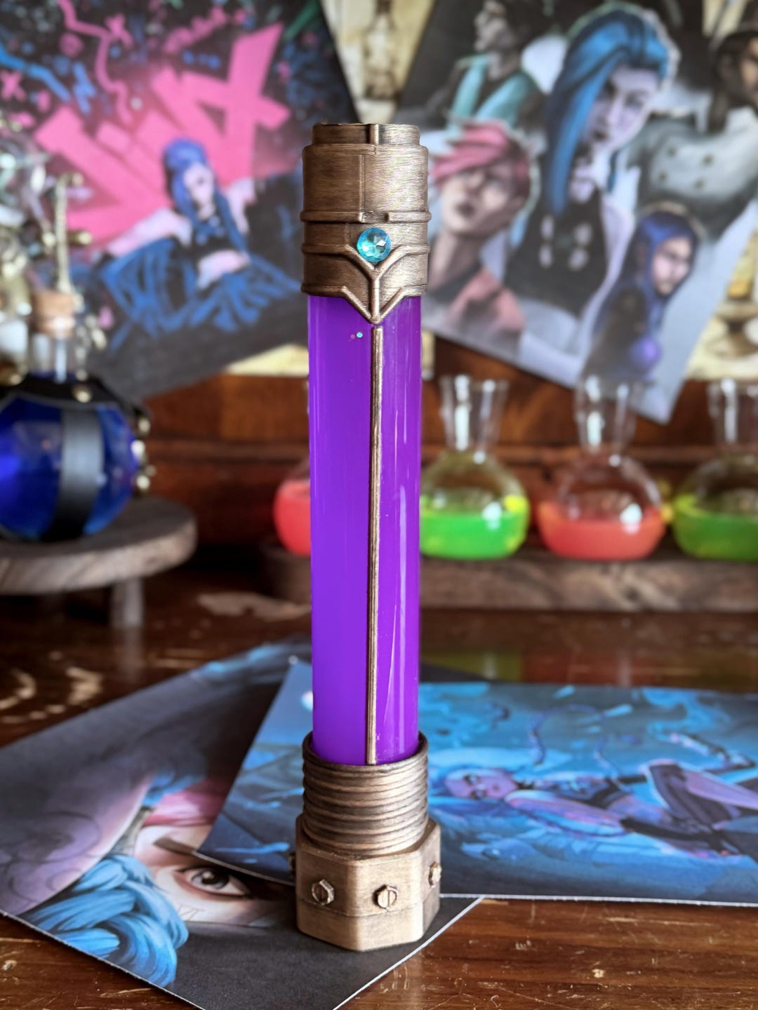 Arcane League of Legends Shimmer Potion Vial Prop | Interactive Light ...