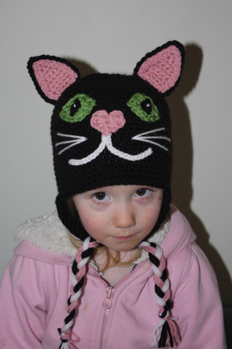 Kitty Cat Hat Pdf PATTERN Size Newborn to Adult Animal Hat - Etsy