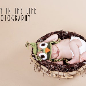 Striped Owl Hat pdf PATTERN (digital download), crochet, newborn - adult sizes, photo prop, animal hat pattern, earflap hat